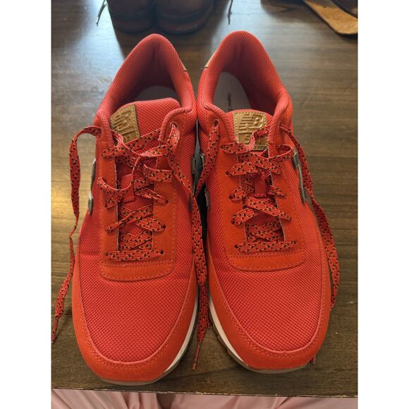 Men's New Balance MZ501WXA, Red/Navy, mesh, suede size 10.5 - Picture 3 of 5